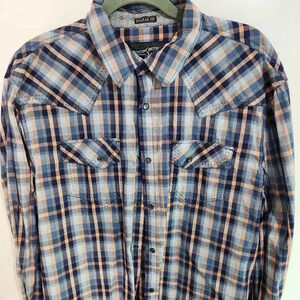 Mens Moonshine by Brad Paisley western shirt, size large